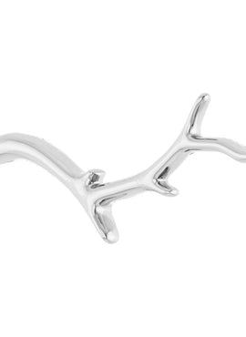14K White Gold Branch Bar 16-18
