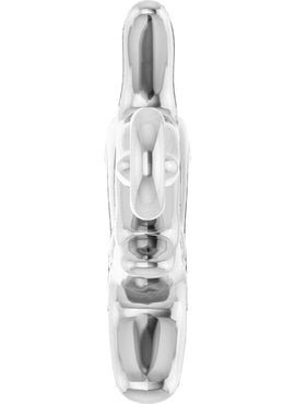 14K White Gold Branch Bar 16-18