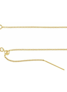 14K Yellow Gold-Filled .85 mm Adjustable Threader Box 16-22