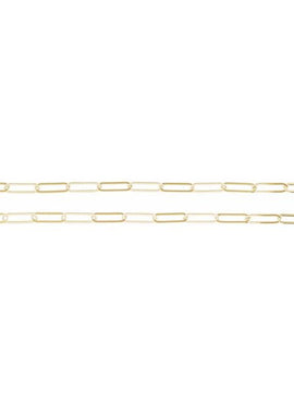 14K Yellow Gold 6.2 mm Paperclip-Style 7