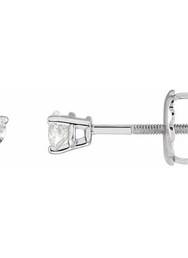 14K White Gold Natural Blue Sheen Moonstone Earrings