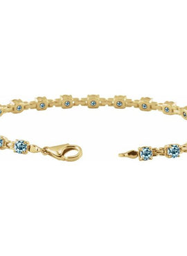 14K Yellow Gold Natural Citrine 7 1/4