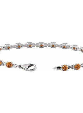14K Yellow Gold Natural Citrine 7 1/4