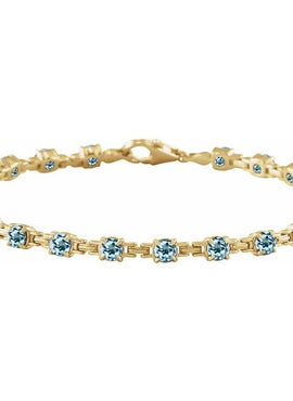 14K Yellow Gold Natural Citrine 7 1/4