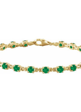 14K Yellow Gold Natural Citrine 7 1/4