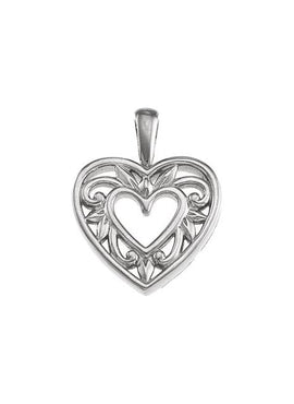 14K Yellow Gold Heart Pendant