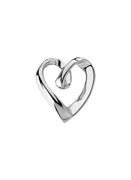 10K Yellow Gold Heart Slide Pendant