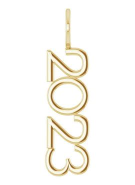 Sterling Silver 2021 Year Charm/Pendant