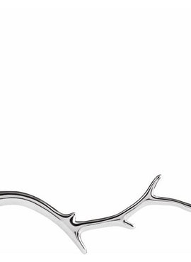 14K White Gold Branch Bar 16-18