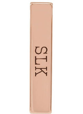14K Yellow Gold Engravable Four-Sided Bar Pendant