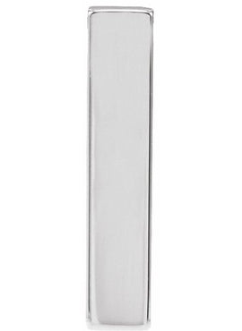 14K Yellow Gold Engravable Four-Sided Bar Pendant