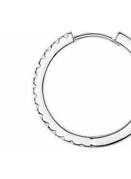 14K Yellow Gold 1/5 CTW Lab-Grown Diamond 10 mm Hoop Earrings