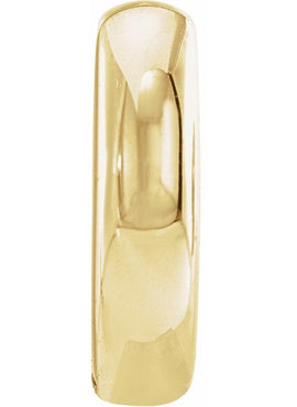 14K Yellow Gold 9.5 mm Hinged Hoop Earring