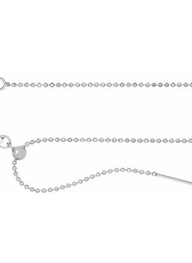 Sterling Silver 1 mm Adjustable Threader Bead 16-22