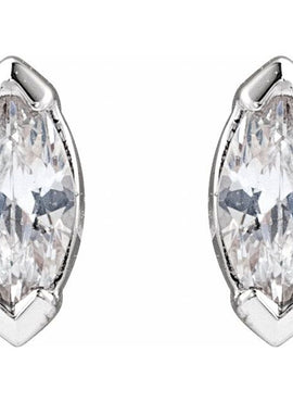 14K Yellow Gold 1/3 CTW Lab-Grown Diamond Stud Earrings