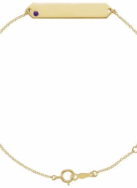 14K Yellow Gold Natural Mozambique Garnet Geometric 7-8