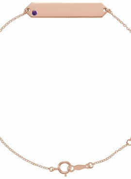 14K Yellow Gold Natural Mozambique Garnet Geometric 7-8