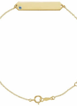 14K Yellow Gold Natural Mozambique Garnet Geometric 7-8