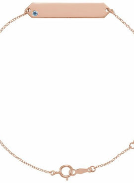 14K Yellow Gold Natural Mozambique Garnet Geometric 7-8