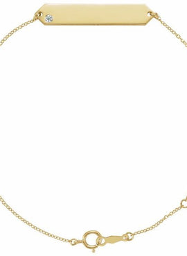 14K Yellow Gold Natural Mozambique Garnet Geometric 7-8