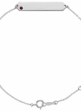 14K Yellow Gold Natural Mozambique Garnet Geometric 7-8