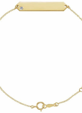 14K Yellow Gold Natural Mozambique Garnet Geometric 7-8
