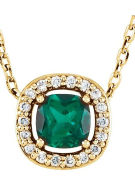 14K Yellow Gold Natural Sky Blue Topaz & .04 CTW Natural Diamond 16