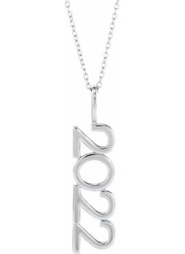 Sterling Silver 2021 Year Charm/Pendant