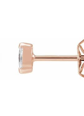 14K Yellow Gold 1/3 CTW Lab-Grown Diamond Stud Earrings