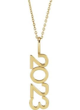 Sterling Silver 2021 Year Charm/Pendant
