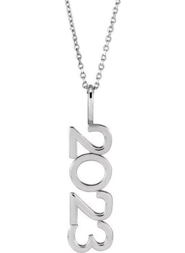 Sterling Silver 2021 Year Charm/Pendant