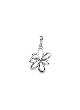 Sterling Silver Floral Pendant