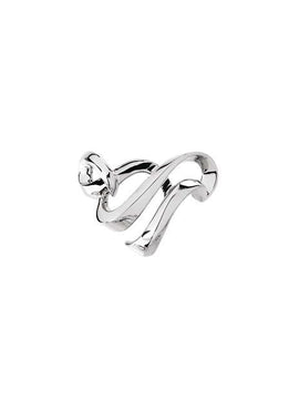 Platinum Freeform Slide Pendant