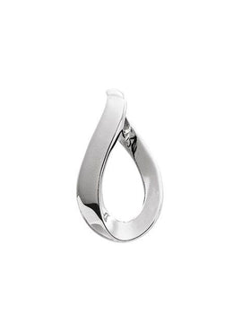 14K Yellow Gold Freeform Slide Pendant