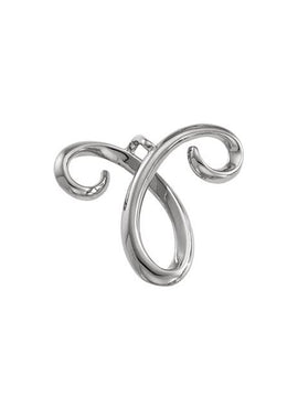 14K Yellow Gold Freeform Slide Pendant