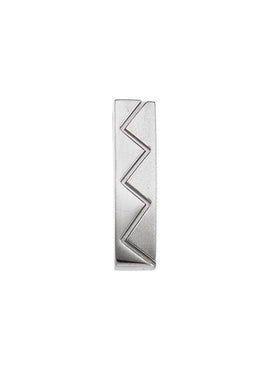 14K Yellow Gold Grooved Bar Pendant