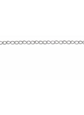 Sterling Silver 1 mm Curb Chain by the Inch