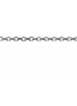 14K Rose Gold 1.4 mm Diamond-Cut Cable Chain by the Inch