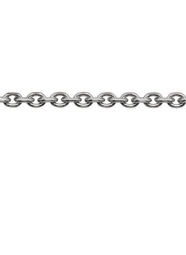 Sterling Silver 1.75 mm Diamond-Cut Cable Chain by the Inch