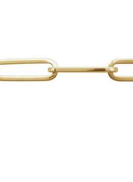 14K Yellow Gold 3.85 mm Paperclip-Style 7