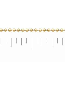 Sterling Silver 1 mm Hollow Bead 24