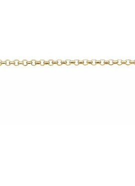 18K Yellow Gold 1 mm Rolo Chain by the Inch