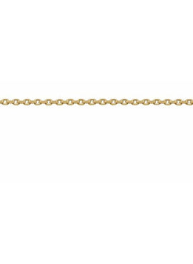 14K Yellow Gold .65 mm Diamond-Cut Cable 16