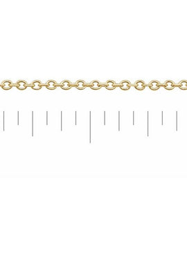 14K White Gold 1 mm Adjustable Cable 16-18