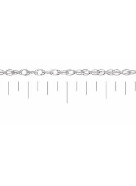 Sterling Silver .85 mm Rope Chain by the Inch