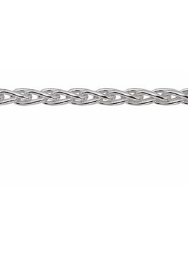 Sterling Silver 2.25 mm Wheat Chain by the Inch