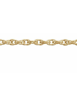 10K White Gold 1.75 mm Rope Chain by the Inch