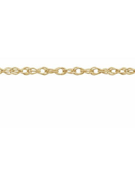 Sterling Silver 1.25 mm Rope Chain by the Inch