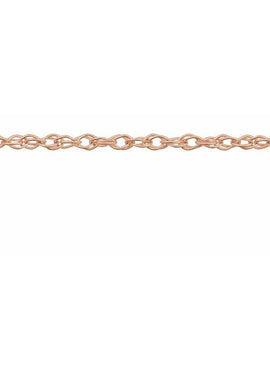 Sterling Silver 1.25 mm Rope Chain by the Inch