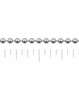 Sterling Silver 1.5 mm Hollow Bead 24